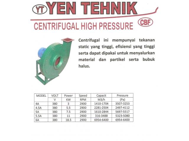 jual centrifugal high pressure fan
